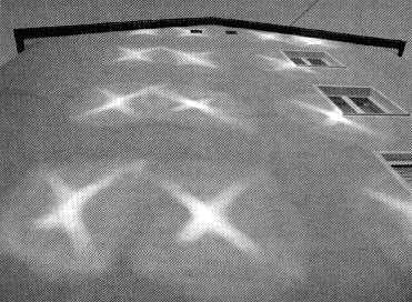 Crosses of light in Austria